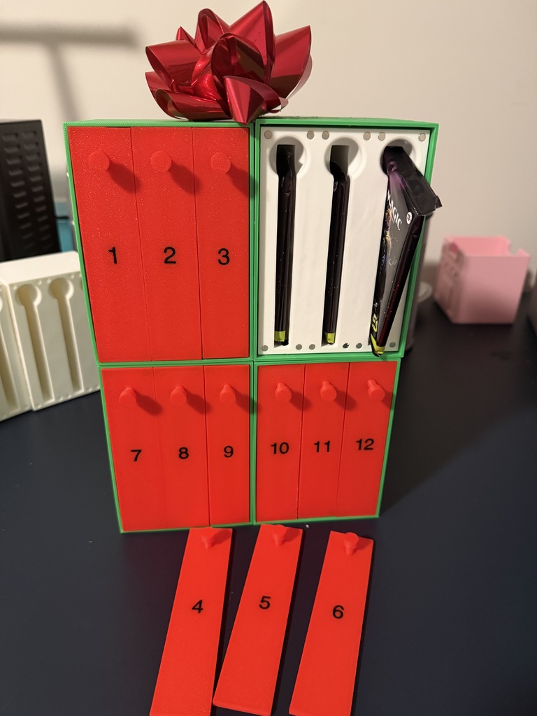 Модульный календарь-адвент для бустеров