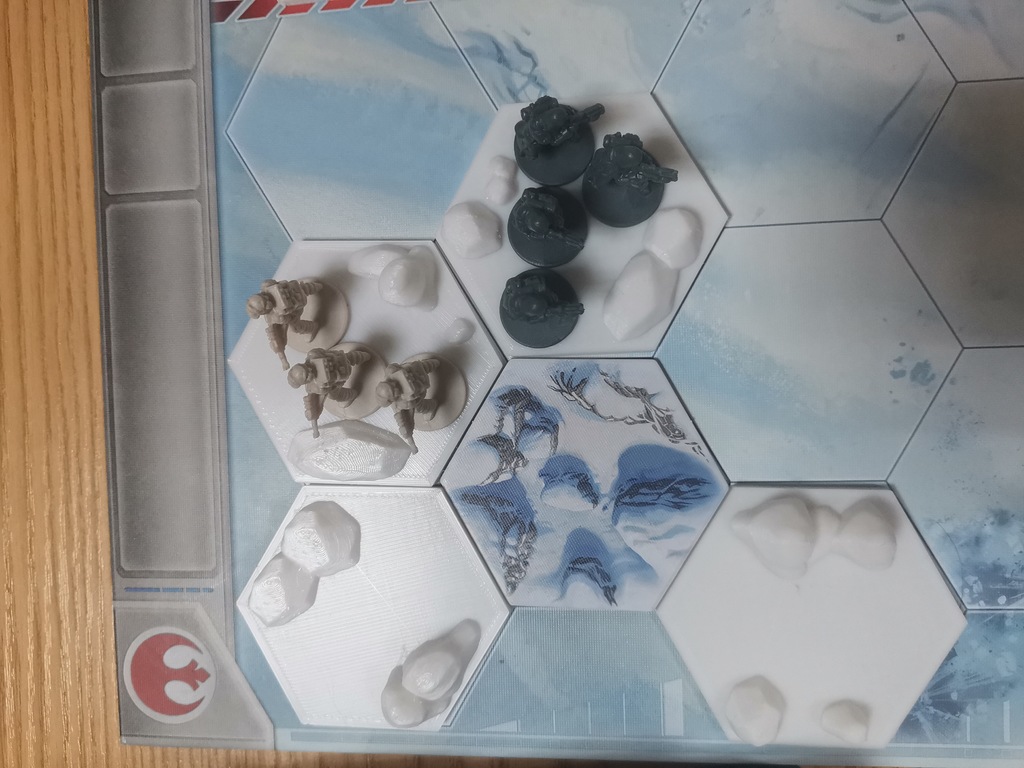 Модель рельефа битвы на Хоте: Скалы