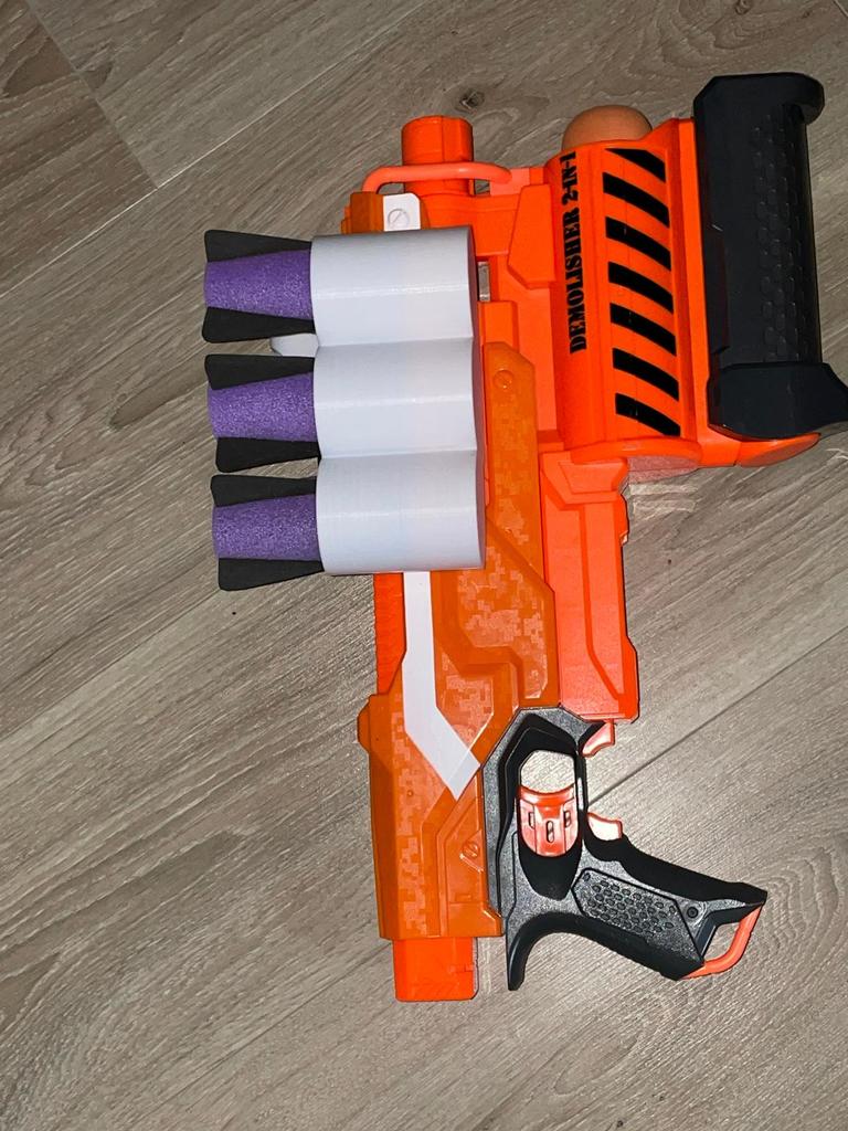 Прицел с лазерным указателем и держателем для ракет Nerf