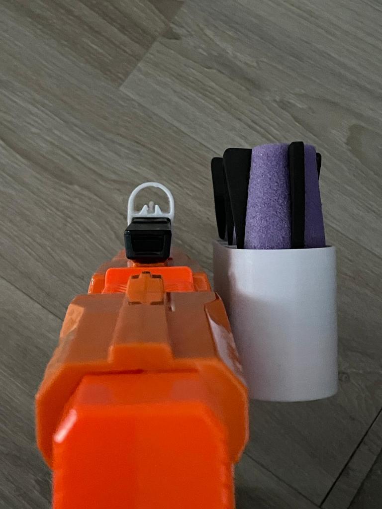 Прицел с лазерным указателем и держателем для ракет Nerf