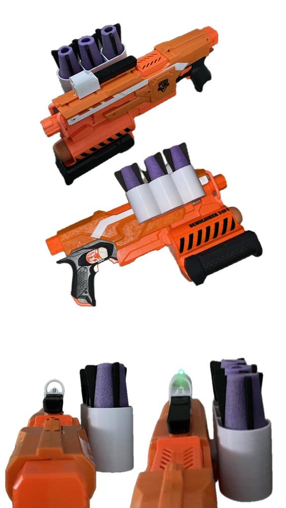 Прицел с лазерным указателем и держателем для ракет Nerf