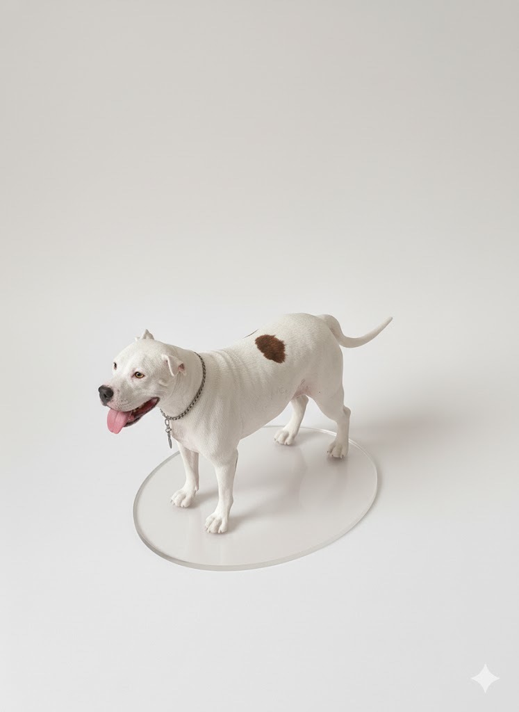 Модель щенка питбуля