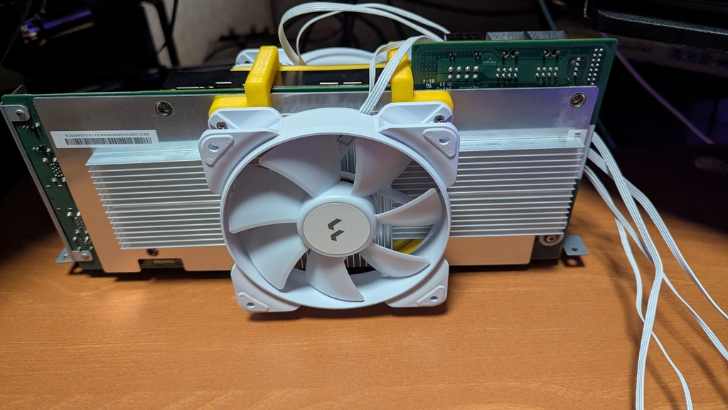 Крепление вентилятора для Asrock AMD BC-250