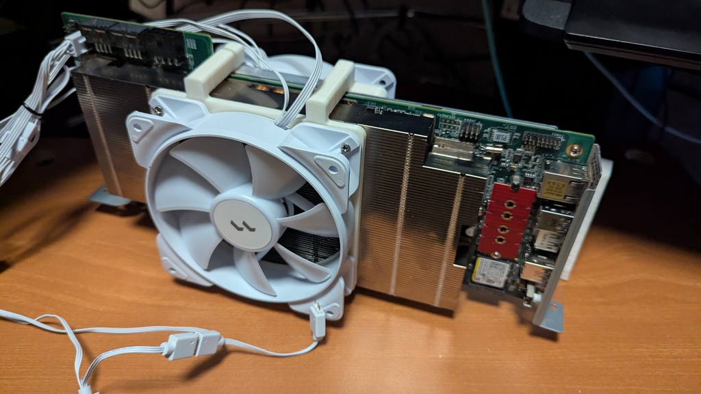 Крепление вентилятора для Asrock AMD BC-250