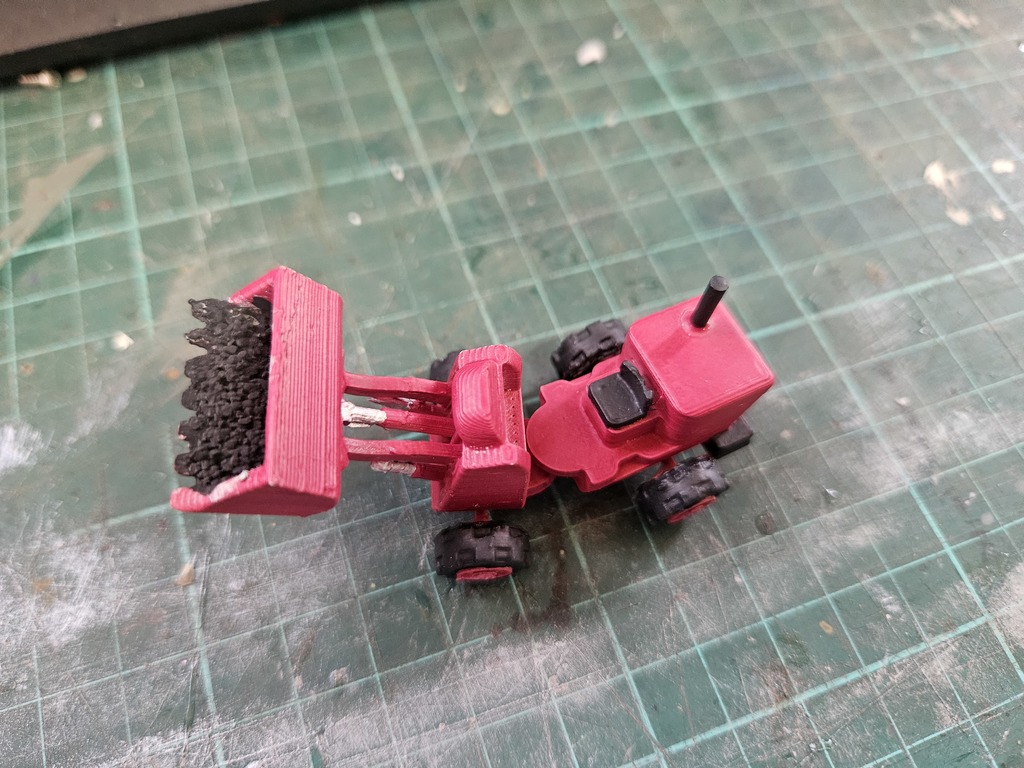 Фронтальный погрузчик масштаба OO