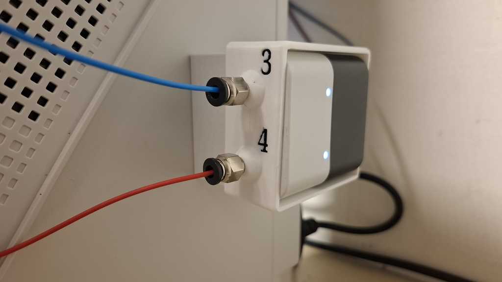 Адаптер для подключения трубки к подачу филамента принтера Snapmaker U1