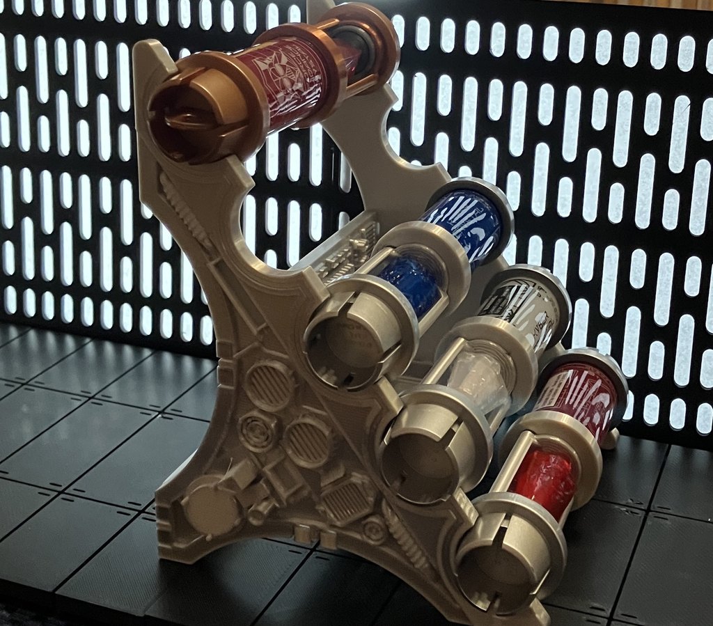 Расширенный стенд для кибер-кристаллов с декором