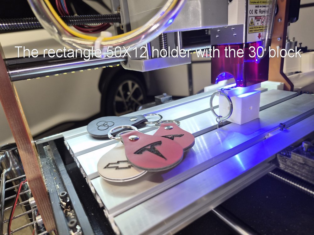 Держатели для лазерной гравировки брелоков