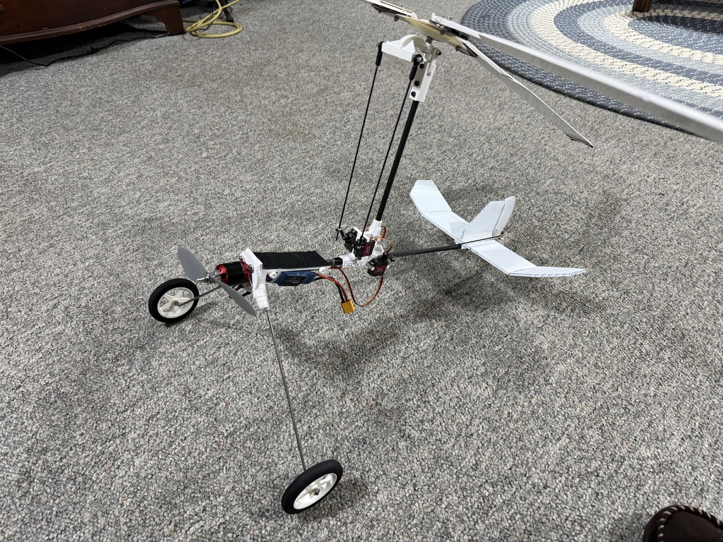 3D печатный автожир GryoShaft