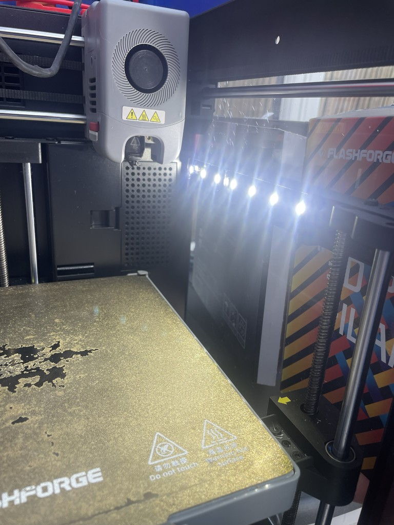 Кронштейн для магнитной LED ленты для Flashforge 5M / 5M Pro