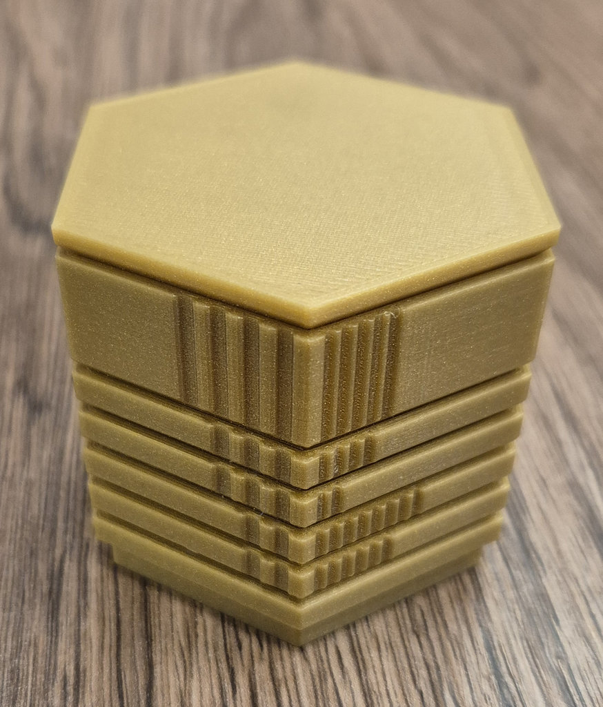 Шестичастный набор гексагональных сит для бисера