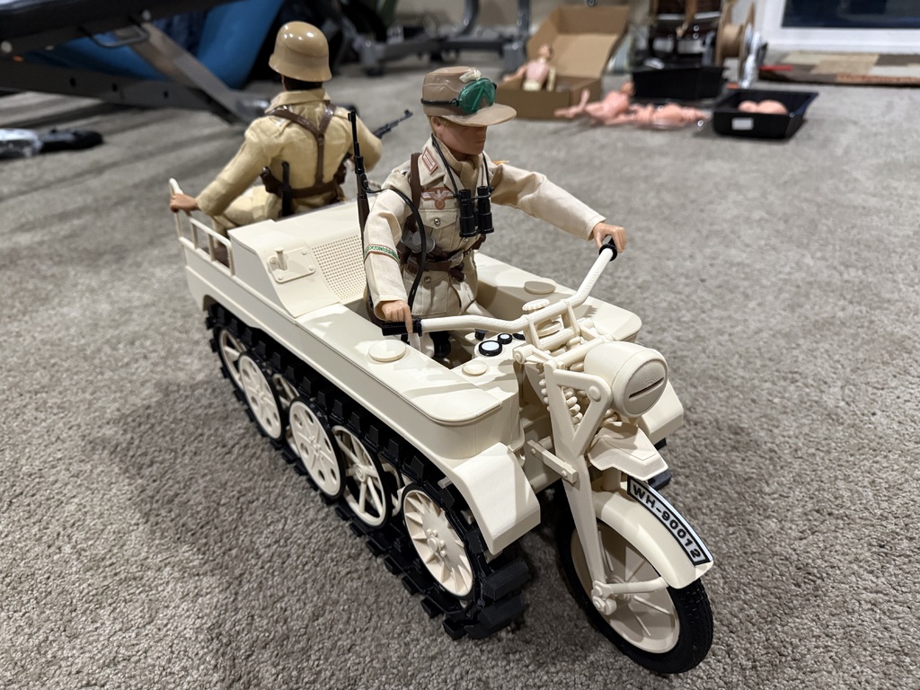 Переработанные детали Kettenkrad 1/6