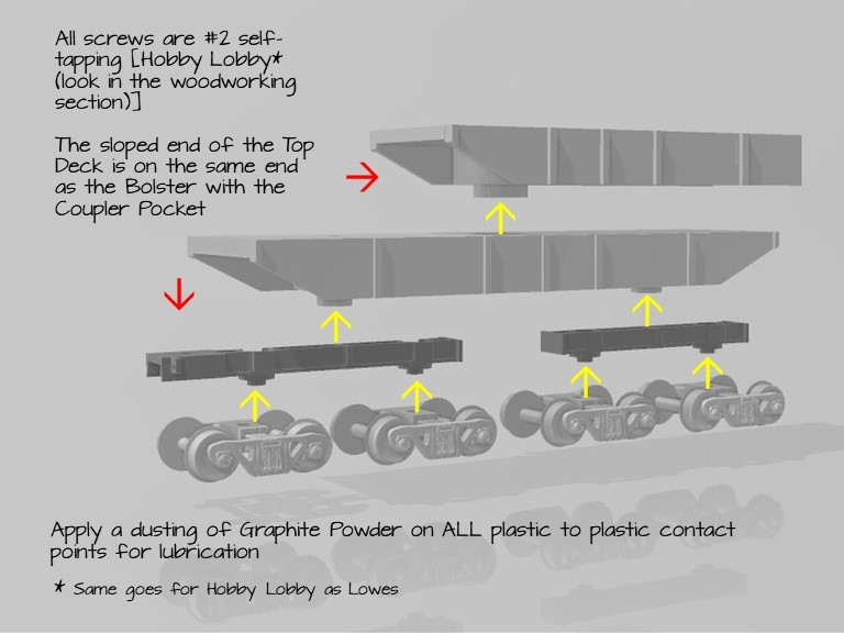 Модель грузового вагона Schnabel HO