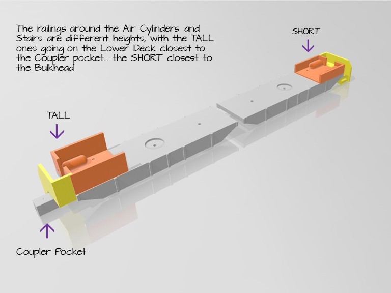 Модель грузового вагона Schnabel HO