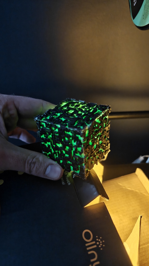 Куб Борг с направляющими для сборки