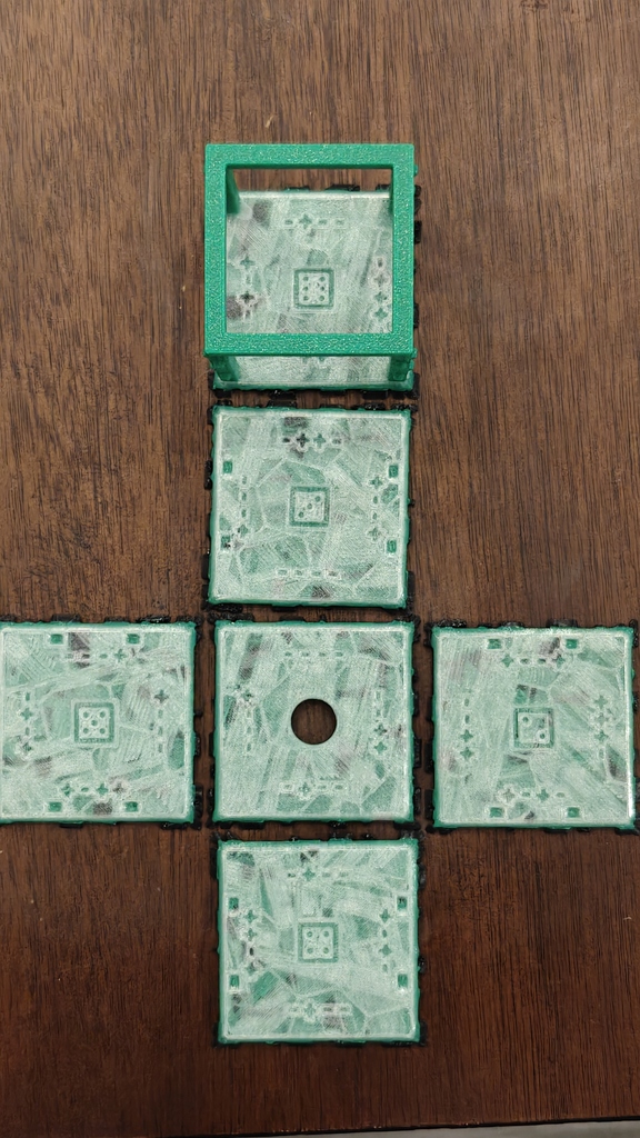 Куб Борг с направляющими для сборки