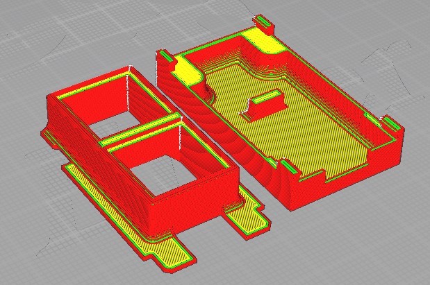 Мини-клавиатура с двумя механическими переключателями