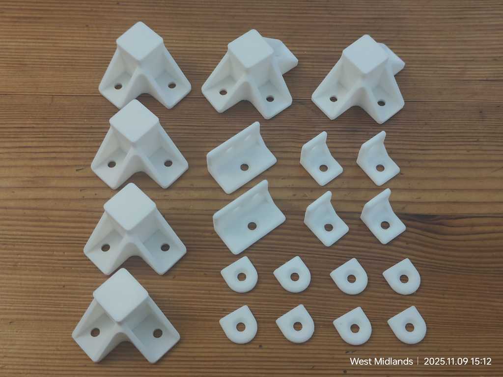 Набор низких полок (ножки и крепления)