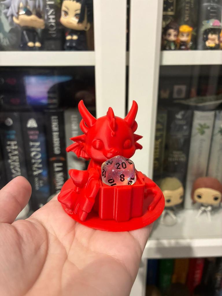 Держатель для кубиков в виде рождественского дракона