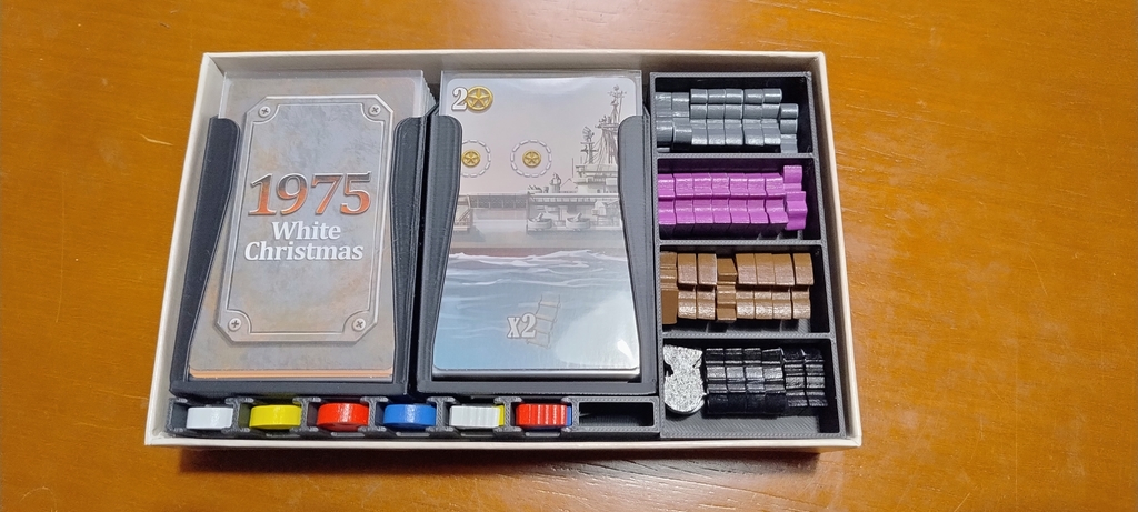 Кастомный органайзер для настольной игры White Christmas 1975