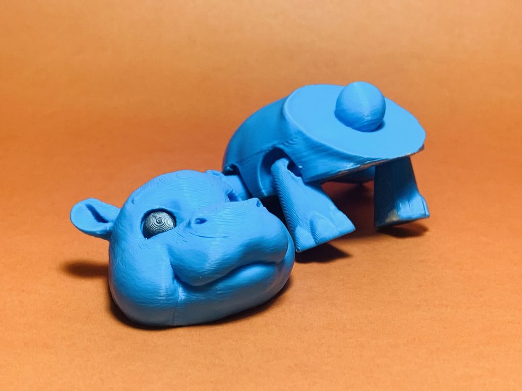 Артикулированный гиппопотам в фэнтези стиле