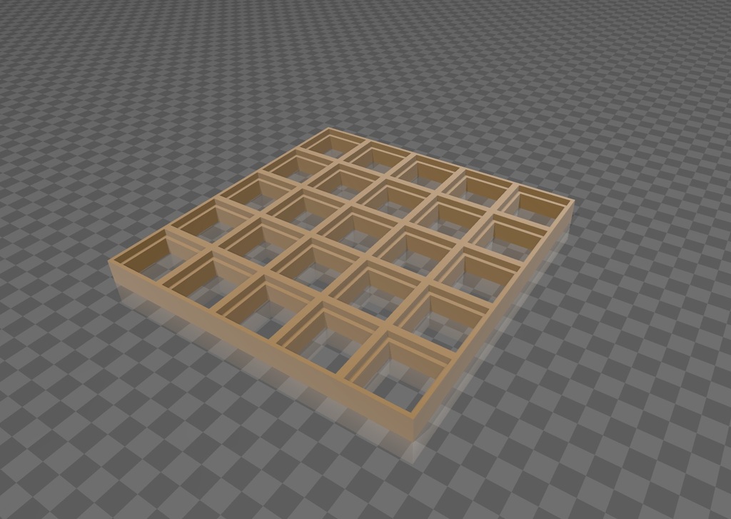 5x5 сетка для печати (совместима с Dungeon Blocks)