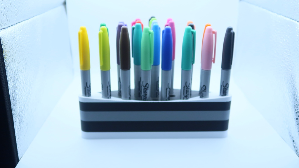 3D модель 24 Sharpie Marker Holder - фото 4
