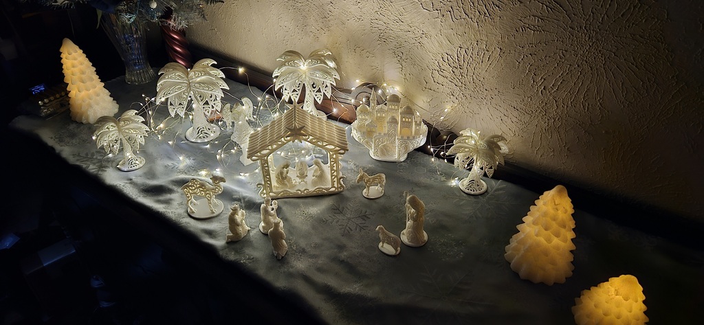 Изящная сцена Рождества