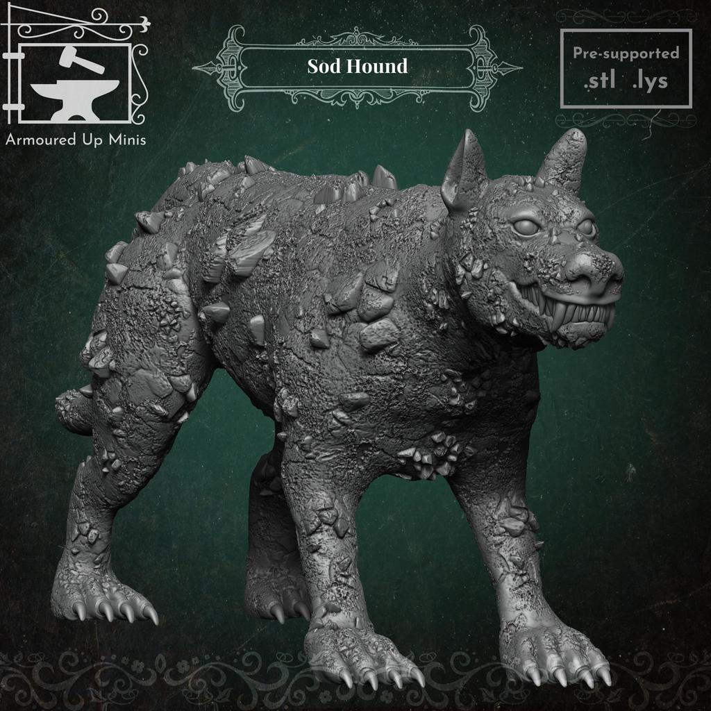 Миниатюра Sod Hound для ролевых игр
