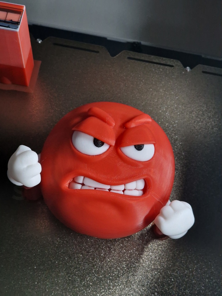 Эмодзи Красного Злого Лица