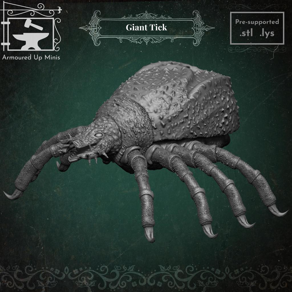 Гигантский клещ – 3D модель для ролевых игр