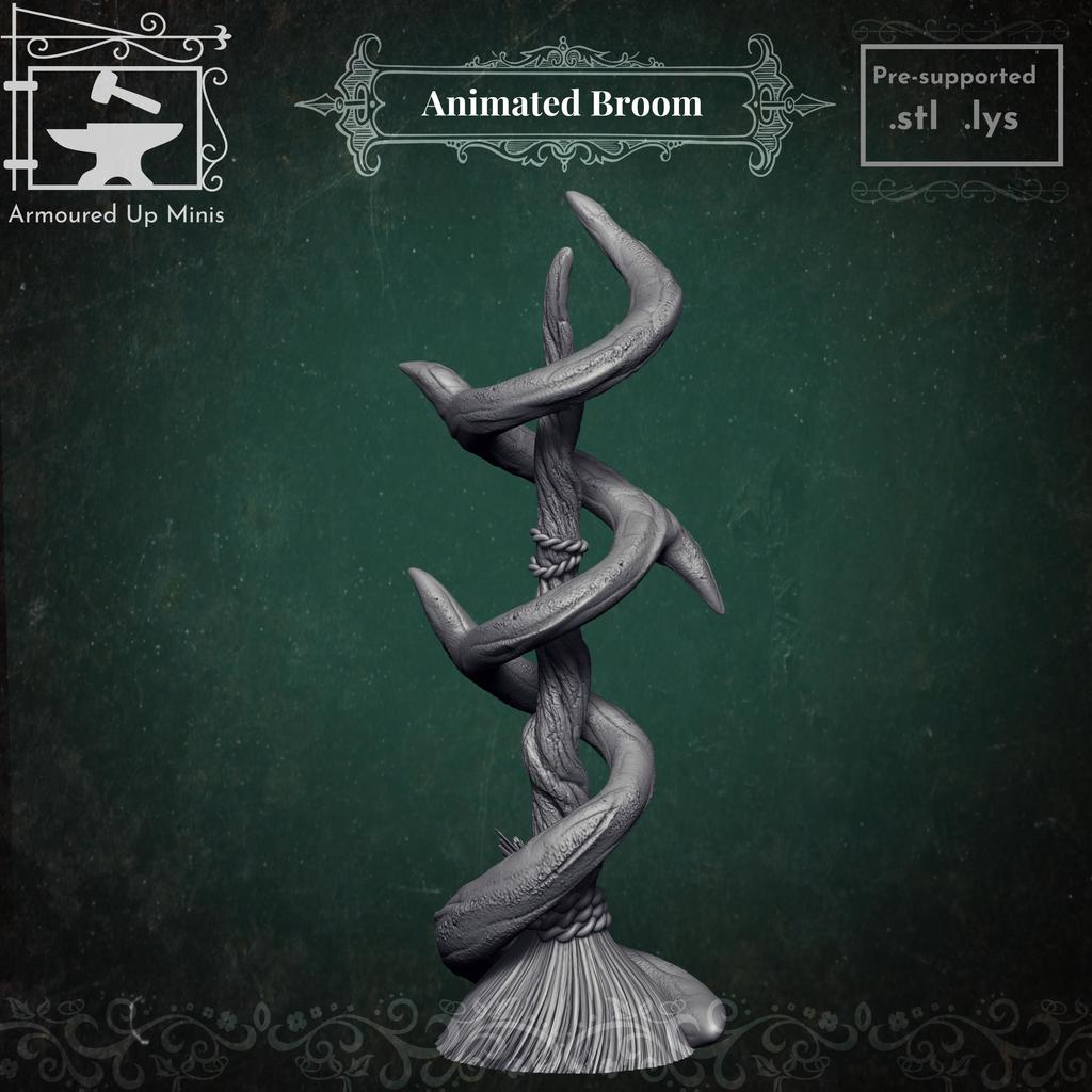 Анимированная метла