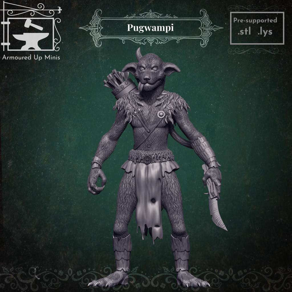 Миниатюра Pugwampi для настольных игр