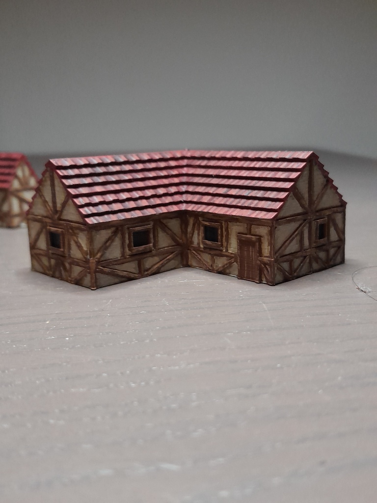 Деревянный каркасный дом 10мм