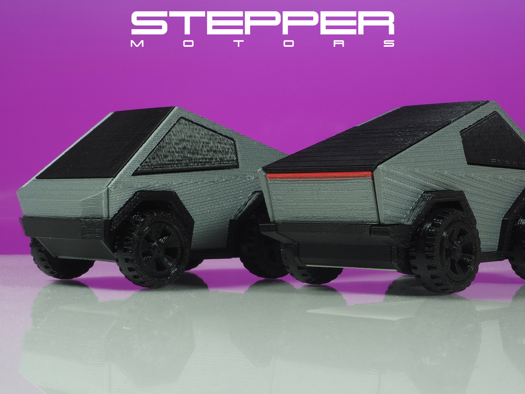 Модель Tesla Cybertruck с подвижными частями