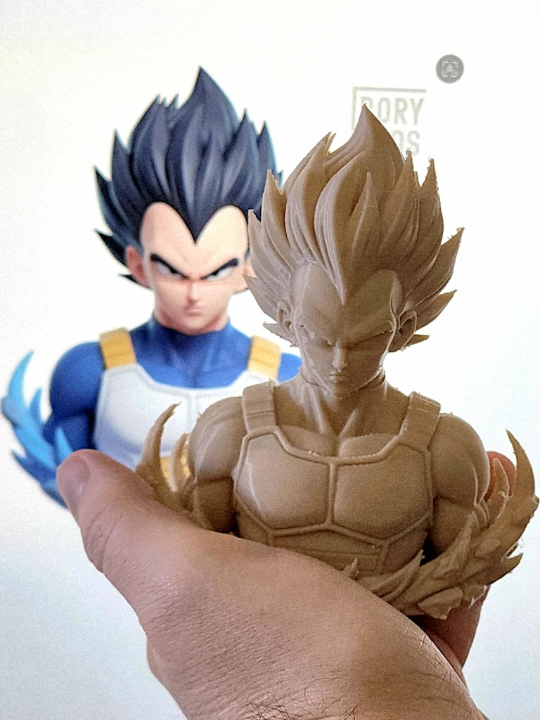 3D модель Вегеты из Dragon Ball Z