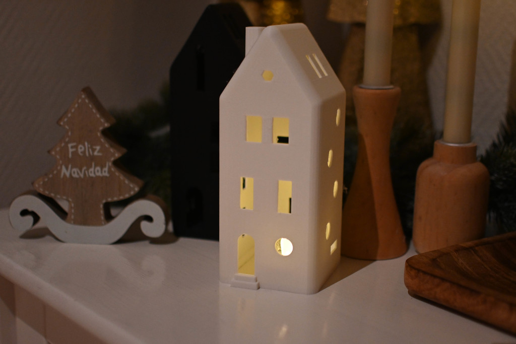 Рождественский светильник для LED-чайных свечей