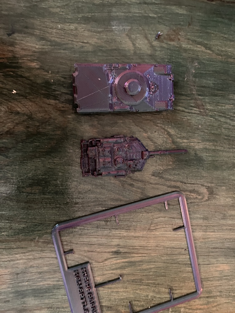 Модель танка M1A1 Abrams без поддержки