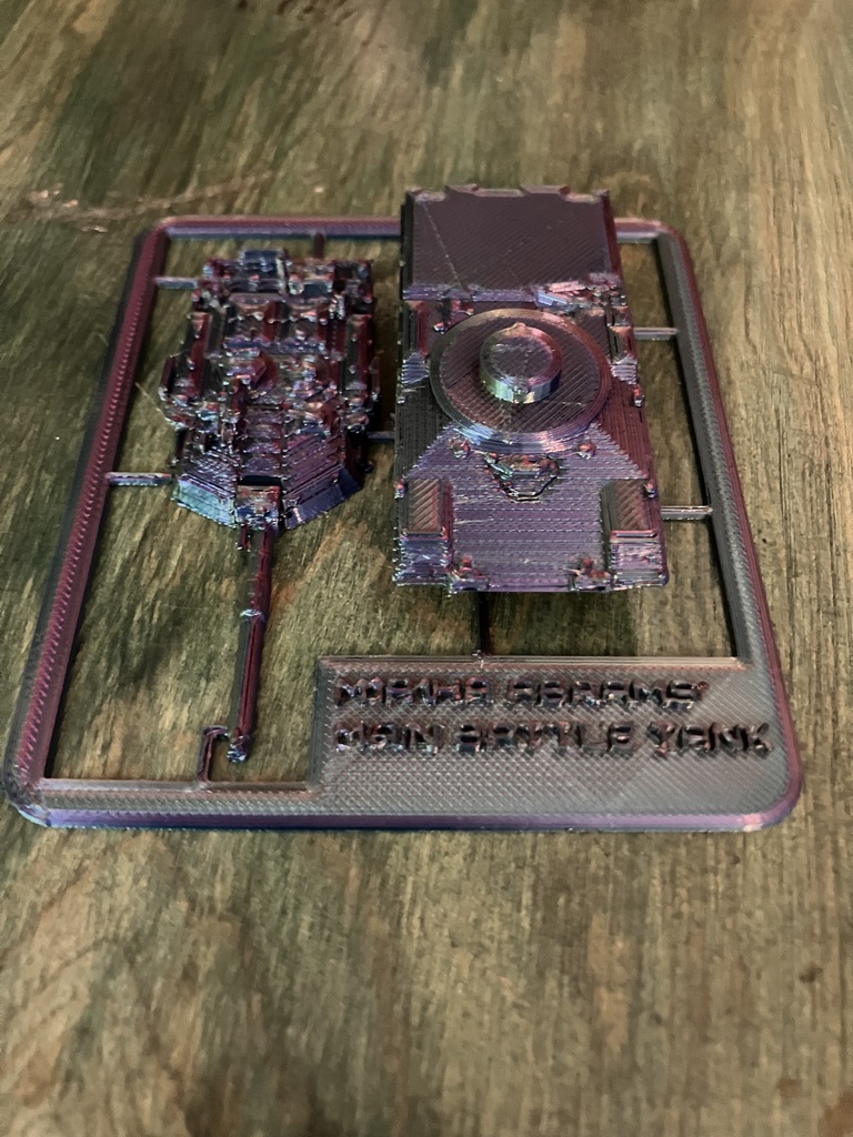 Модель танка M1A1 Abrams без поддержки