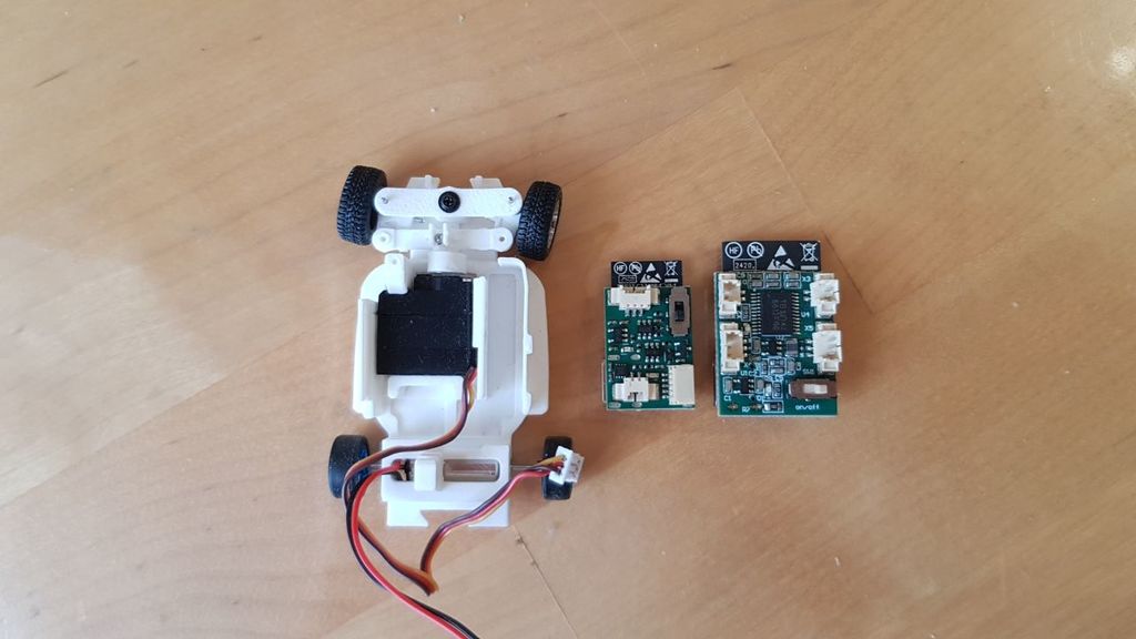 Шасси RC микро автомобиля 1/58 - 1/64