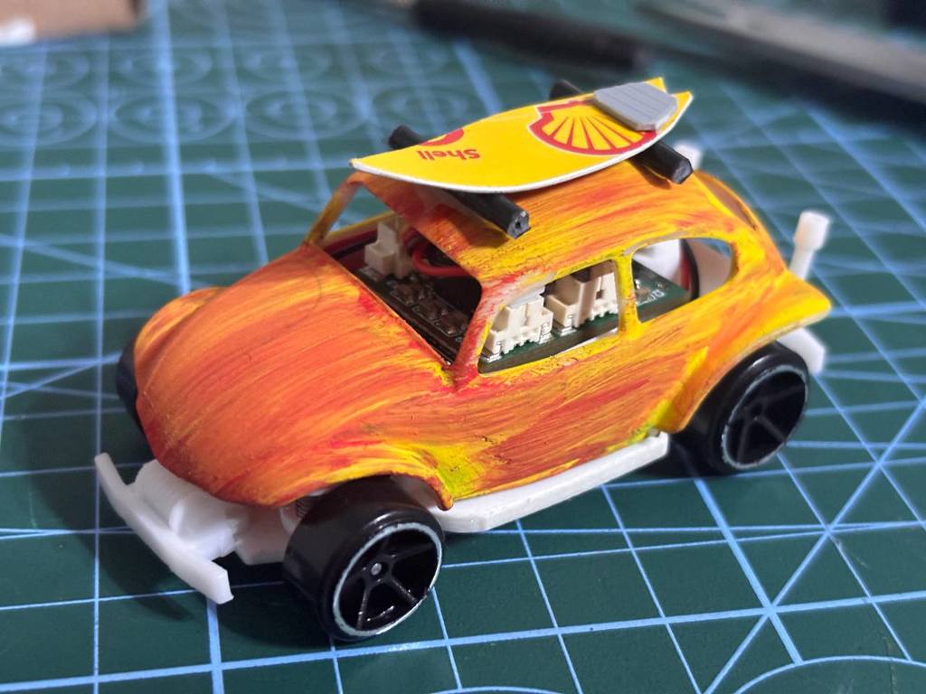 Шасси RC микро автомобиля 1/58 - 1/64