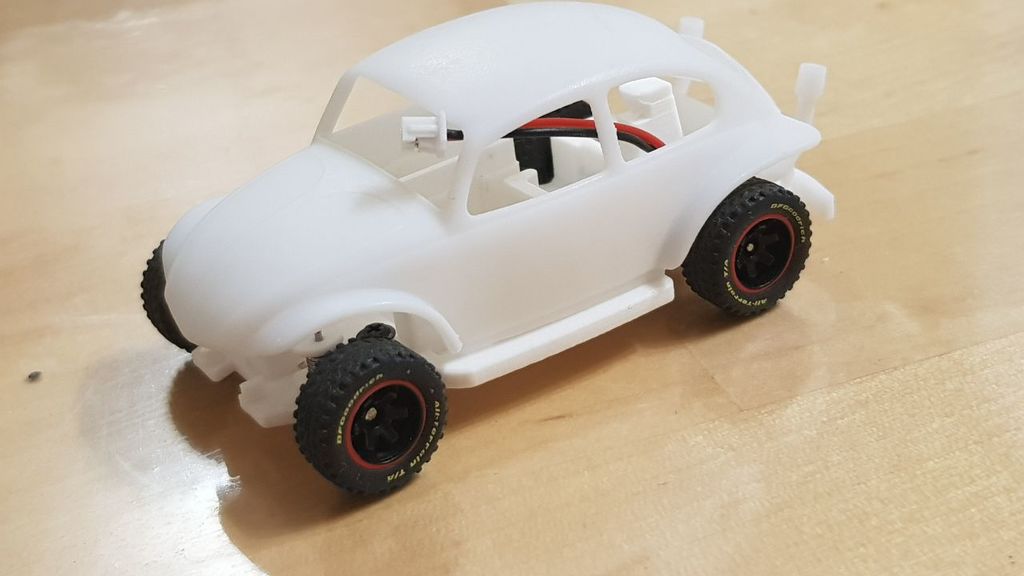 Шасси RC микро автомобиля 1/58 - 1/64