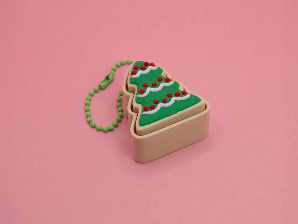 Набор рождественских фиджет-кликеров в виде печений