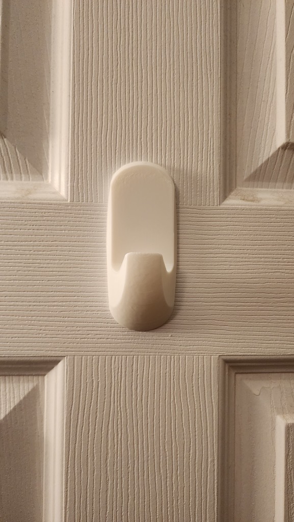 Крепкий настенный крючок с плоской спинкой для 3M ленты