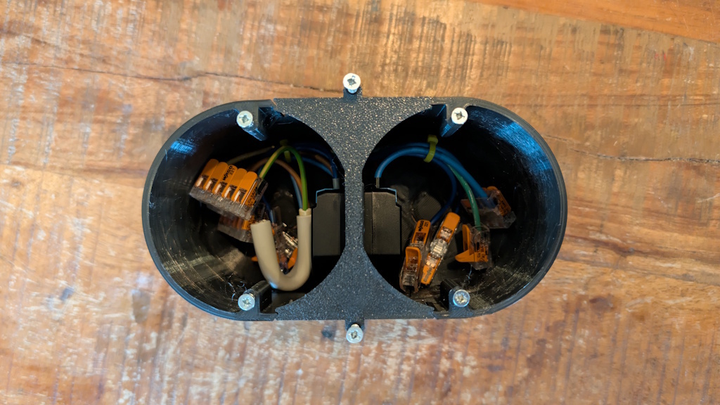 Коробка для двойного Shelly с предустановкой