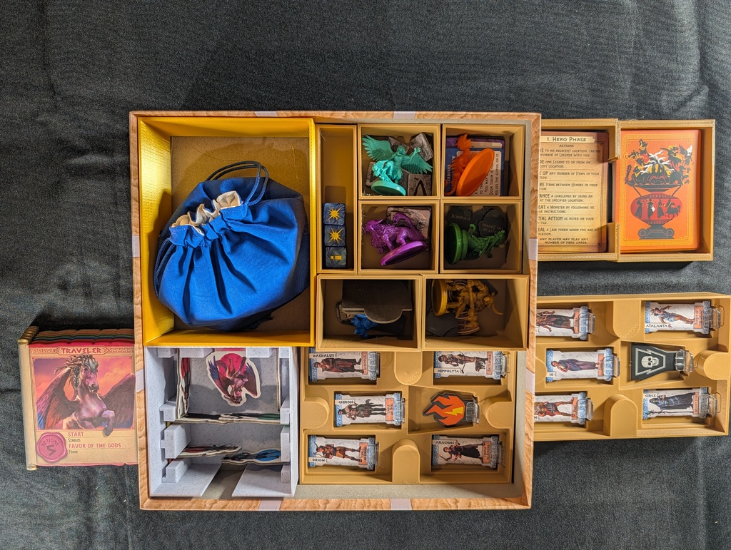 Вставка для настольной игры Horrified: Греческие монстры