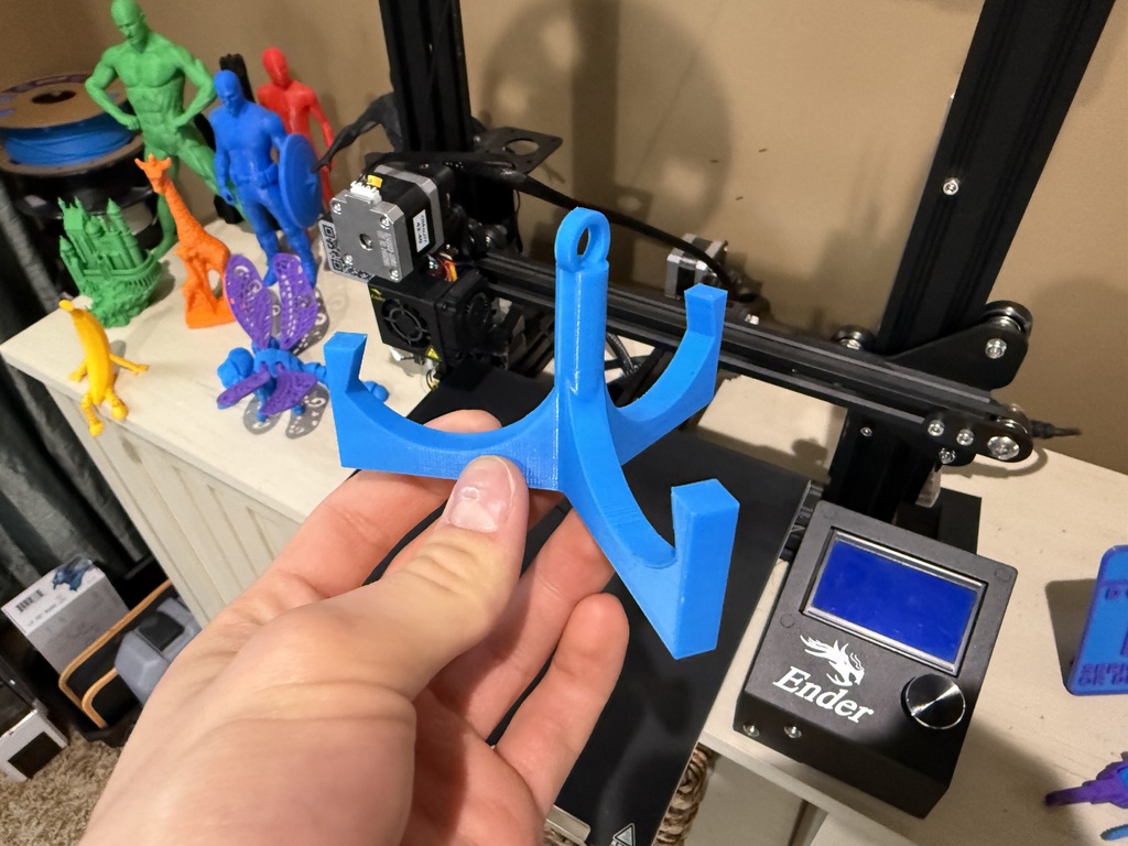 Крючок в форме восьминога с тремя шипами