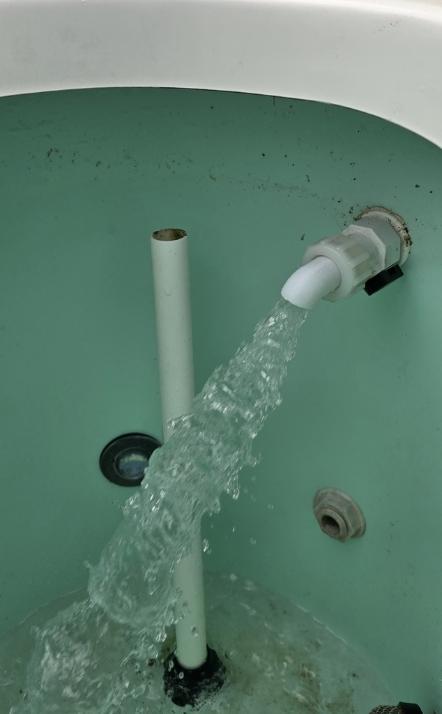 Заполните порт для лодки Livewell