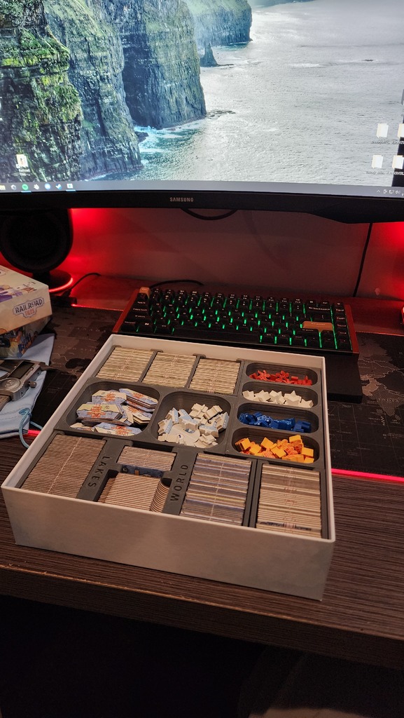 Органайзер для плиток железной дороги