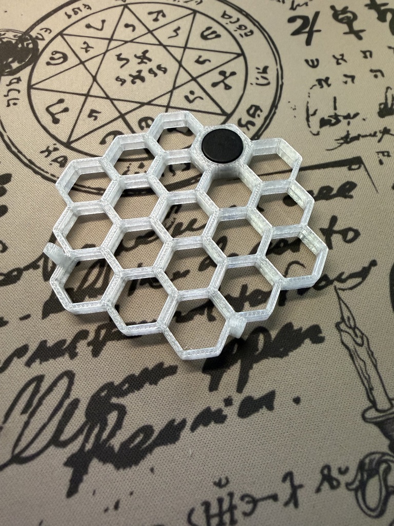 Шестиугольная моховая стена для аквариума с магнитным креплением